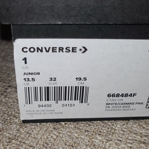 Converse Girll Shoes - Picture 2 of 3